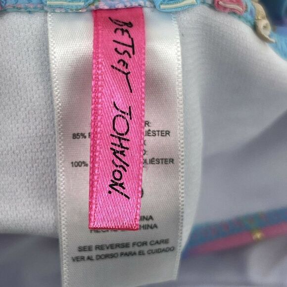 Betsey Johnson Bikini Top Mermaid Girls Size Small 7/8 Sequin Shell Ruffle Swim - Picture 6 of 7